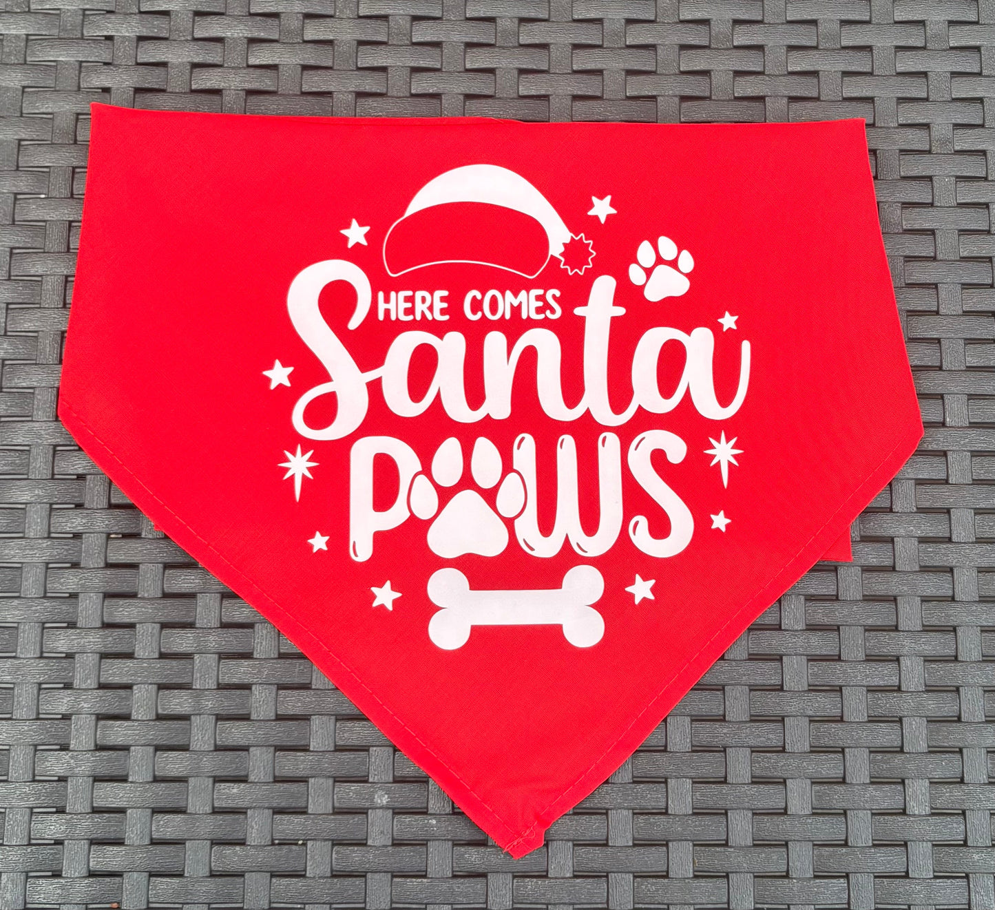 Christmas Pet Bandana - One Size - Choose Design