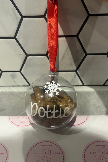 Personalised Christmas Pet Bauble Ornament