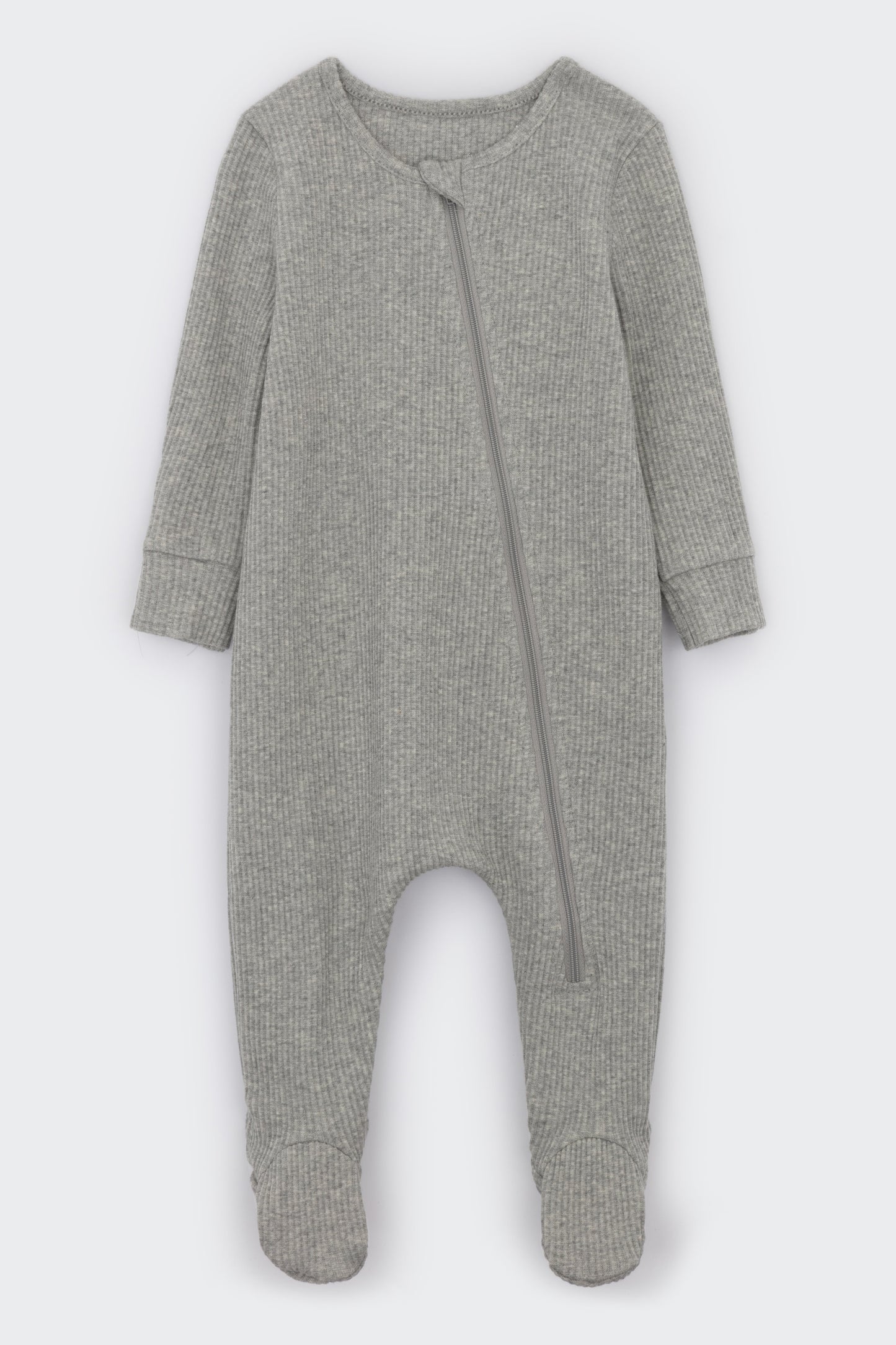 Dove Grey Zip Sleepsuit