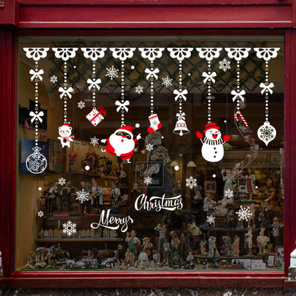 Christmas glass stickers