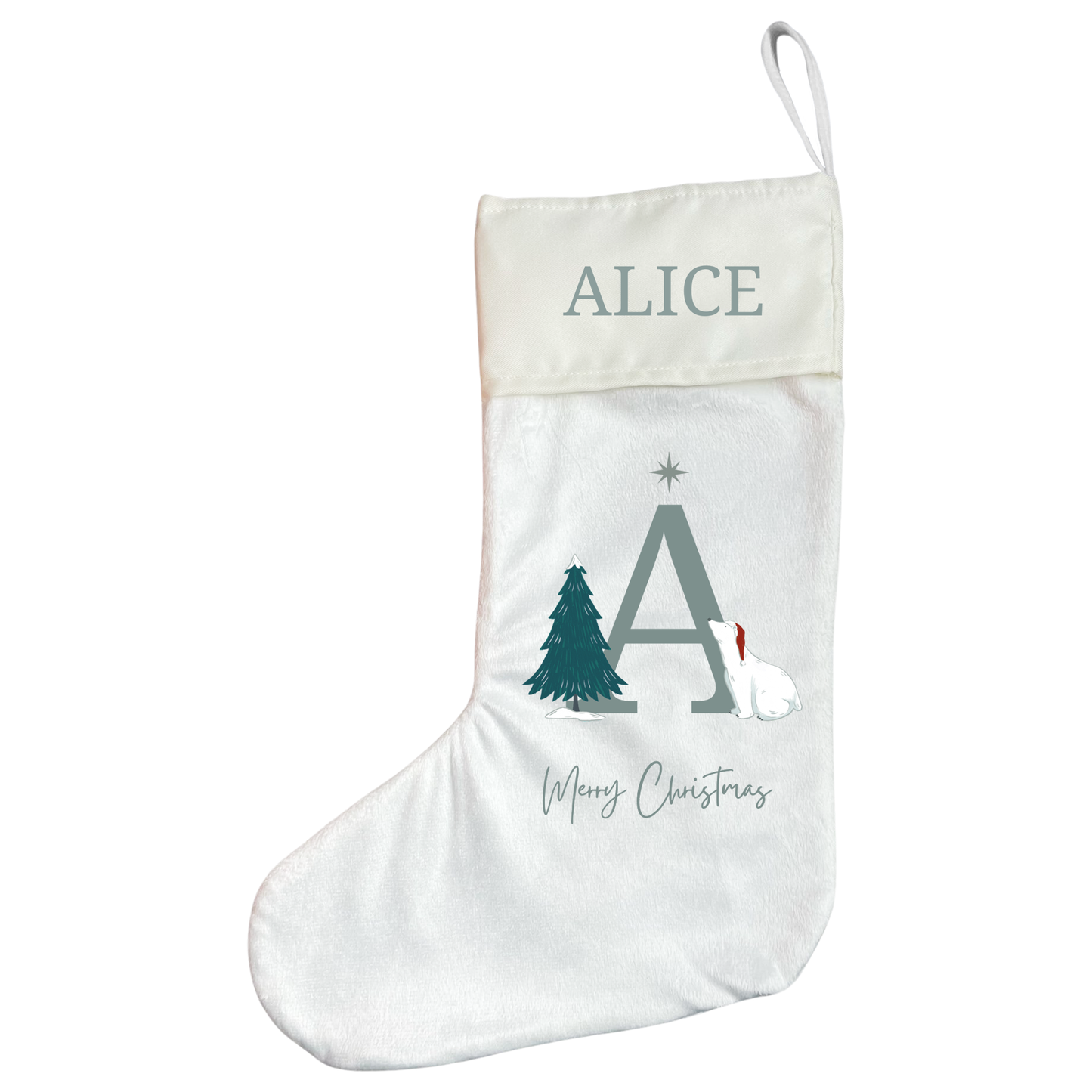 Personalised Christmas Stocking - Make A Wish Design