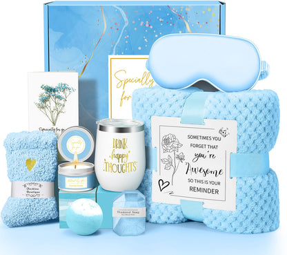 Happy Birthday Gifts for Women Mom Her Friend Sister Wife Grandma, Self Care Gifts Get Well Gifts Unique Relaxing Spa Gift Basket Set, Christmas Gifts for Women Mom Wife Grandma Friends Sister