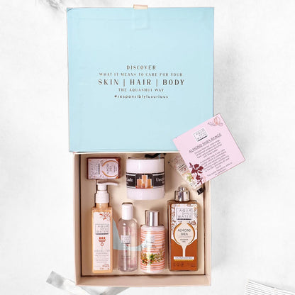 Luxurious 7-Piece Women's Skincare Gift Set with Shea & Rose Water