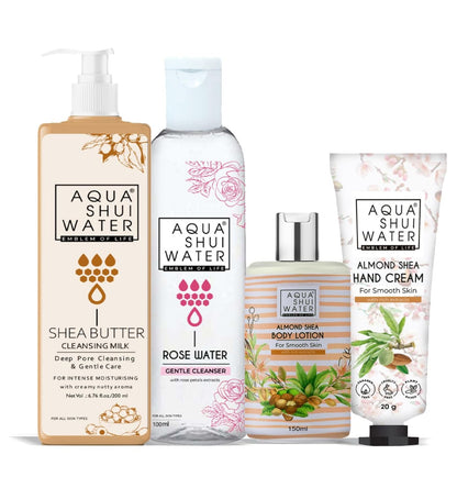 Luxurious 7-Piece Women's Skincare Gift Set with Shea & Rose Water