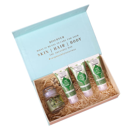 Luxurious 7-Piece Women's Skincare Gift Set with Shea & Rose Water