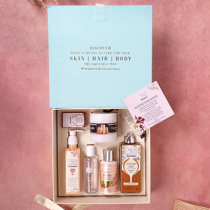 Luxurious 7-Piece Women's Skincare Gift Set with Shea & Rose Water