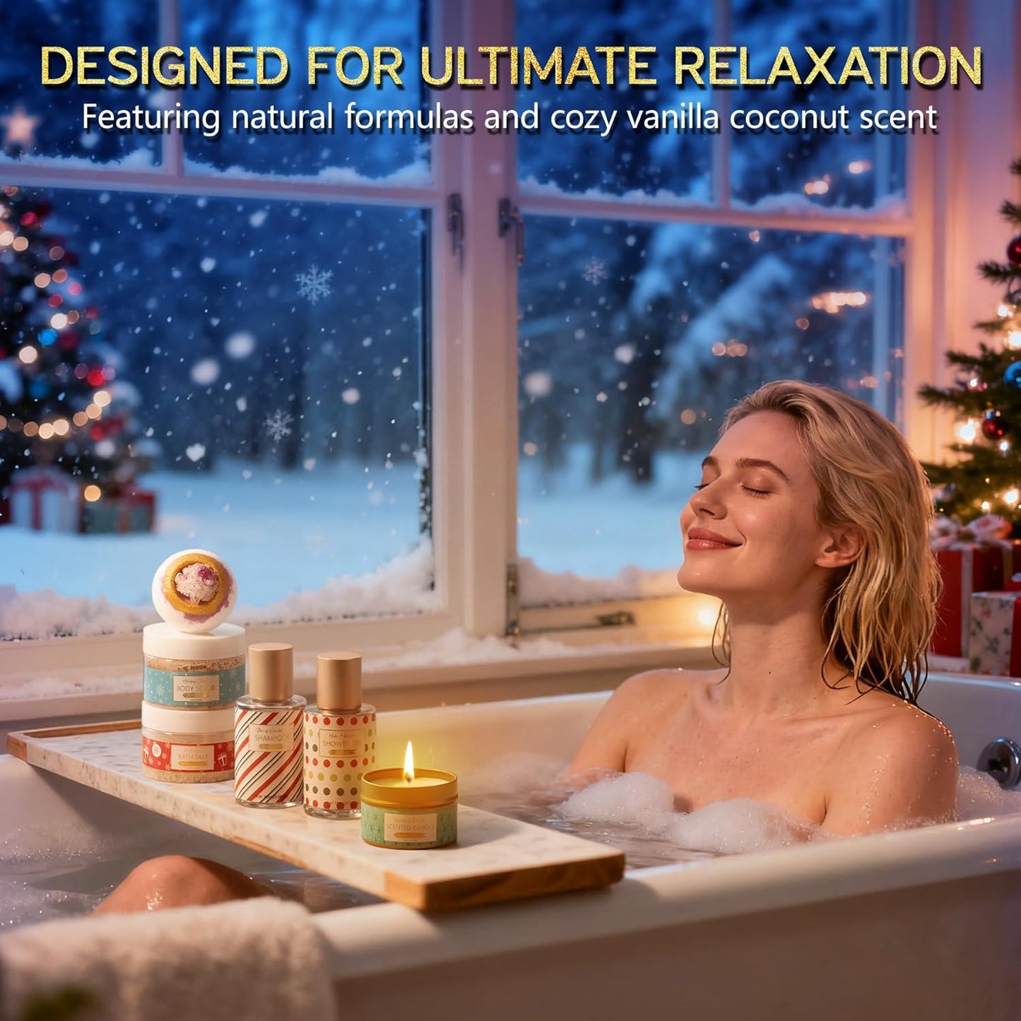 Advent Calendar 2025 for Adults Women, 24 Days Advent Beauty Calendar for Teen Girls Christmas Countdown Calendars Bath Body Spa Self Care Gift Basket for Mom Wife Girlfriend Sister Grandma Friend Her