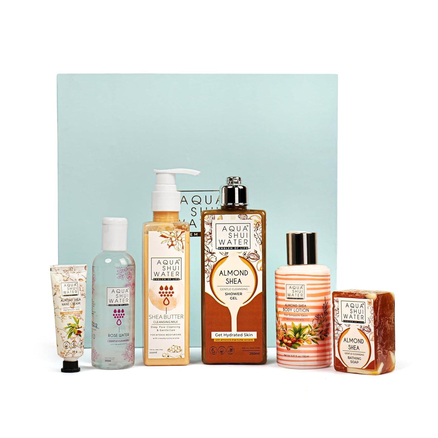 Luxurious 7-Piece Women's Skincare Gift Set with Shea & Rose Water