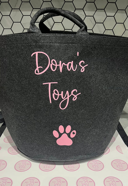 Personalised Pet Toy Bag