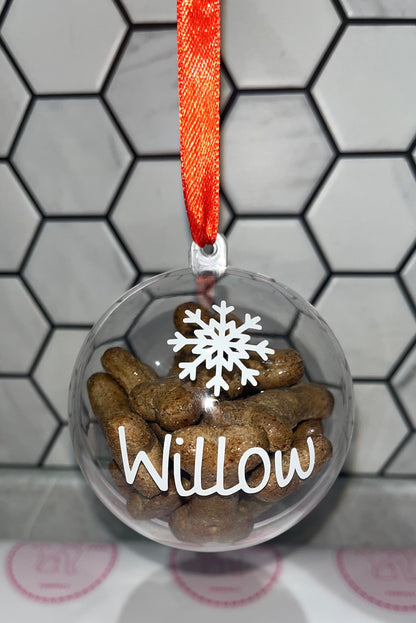 Personalised Christmas Pet Bauble Ornament