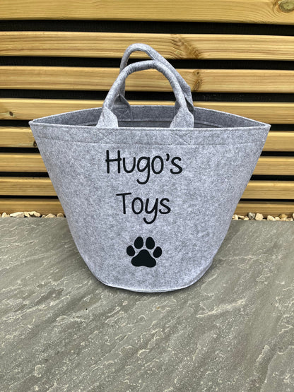 Personalised Pet Toy Bag