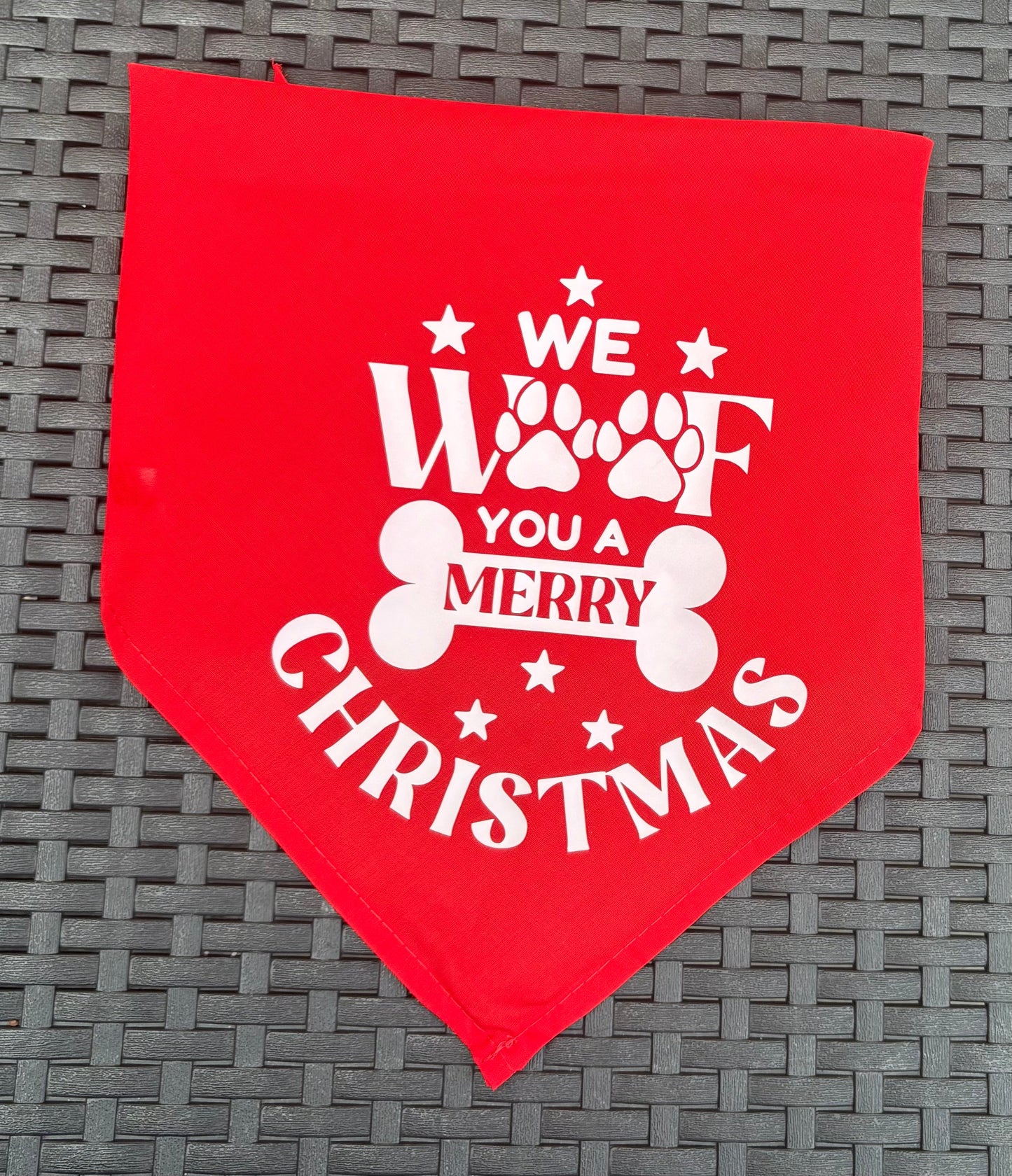 Christmas Pet Bandana - One Size - Choose Design