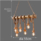 Rope Bamboo Pendant Lights