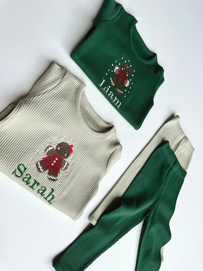 Christmas Gingerbread Man Lounge Set