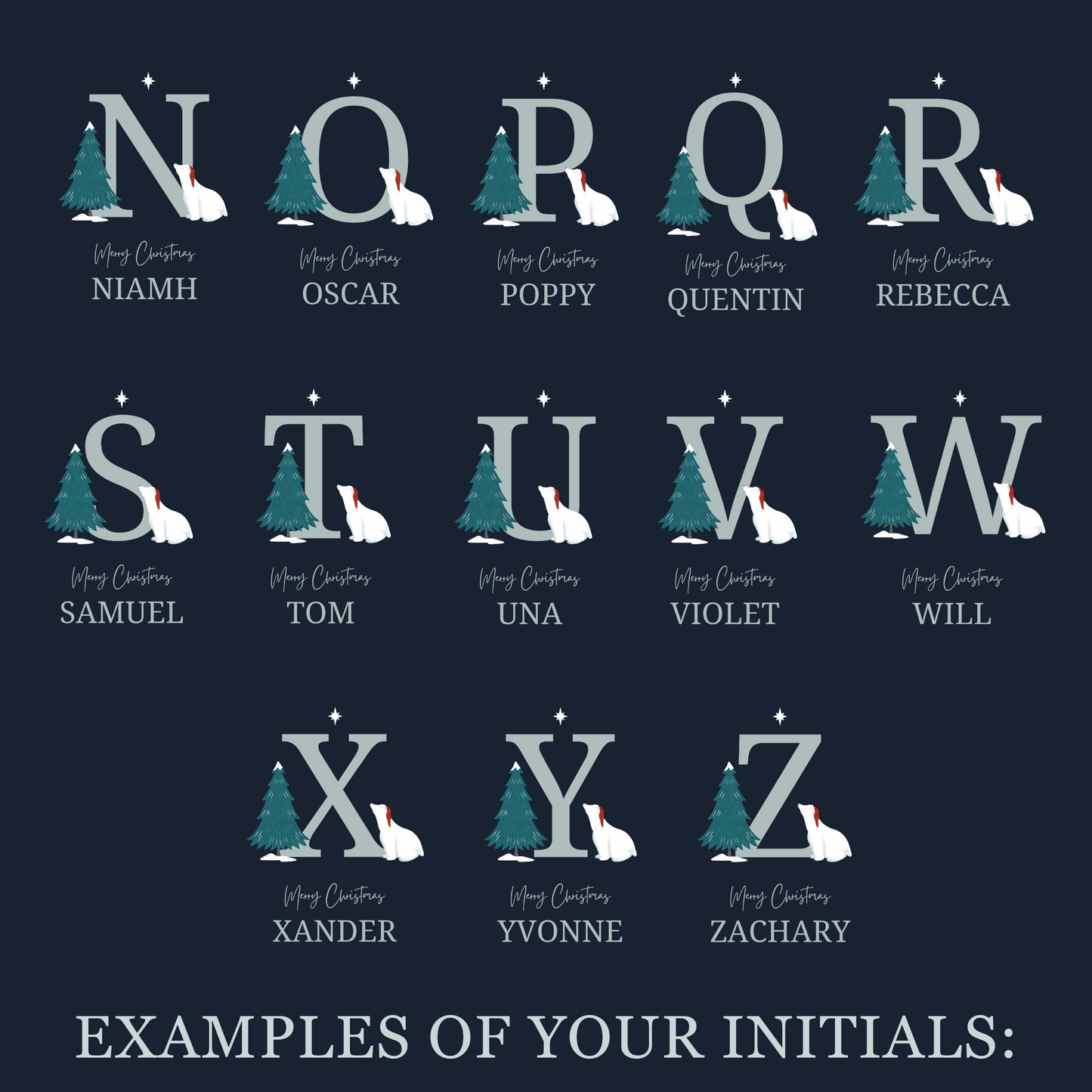 Personalised Christmas Stocking - Make A Wish Design