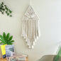 Handwoven Triangle Dream Catcher Pendant, Home Decor