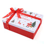 Christmas Themed Gift Box Colorful Santa Claus Design Red Lid And Base Box Christmas Packaging For Scarves And Gloves