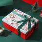 Christmas Themed Gift Box Colorful Santa Claus Design Red Lid And Base Box Christmas Packaging For Scarves And Gloves